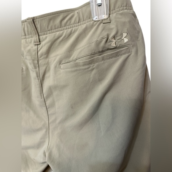 Under Armour Tan Nylon Activewear Pants - Picture 3 of 6